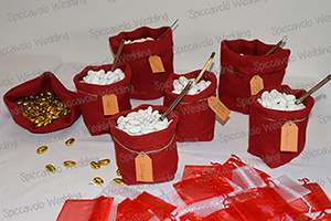 Confettata iuta rossa